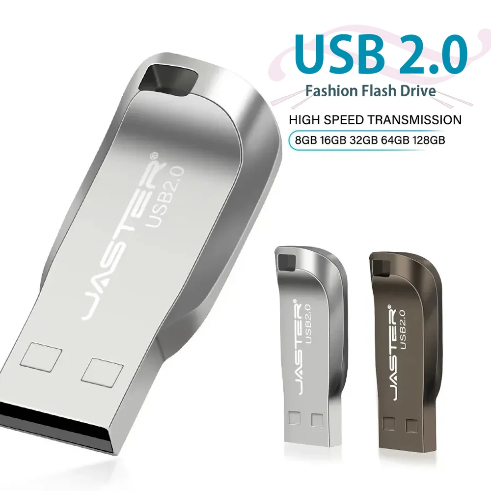

JASTER Mini Waterproof USB Flash Drives 64GB 32GB Business Gift Pen Drive 16GB 8GB Creative Gift USB Stick 4GB USB Best Gift
