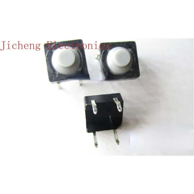 

10PCS 7.8*7.8*5 Soft Rubber Touch Switch 7*7 Conductive Key 4 Pin Gray Head