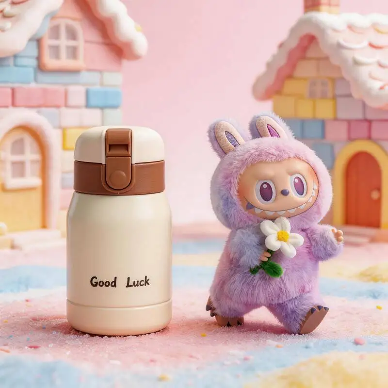 

POP MART THE MONSTERS Forward High Energy Series LABUBU Doll Light Material Insulated Flask Lightweight Thermos Cup