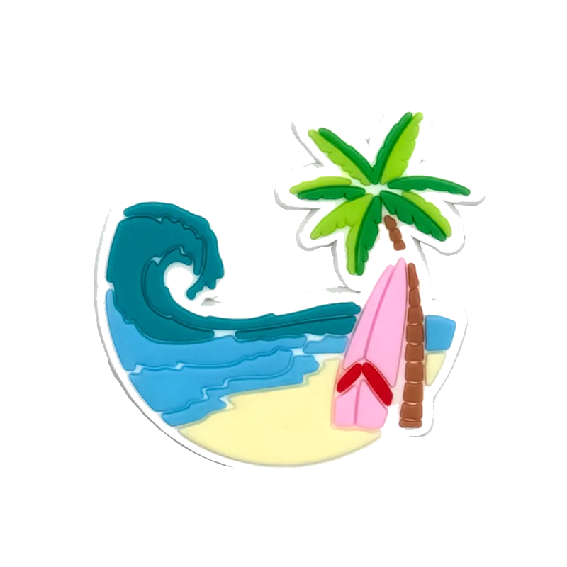 1/30 Stück Hawaii Schuh Charms Sonnenschein Meer Kaltes Bier Schuh Dekorationen Sonnenschirm Sonnenbrille Liege Sandalen Pins Zubehör – Detail 35