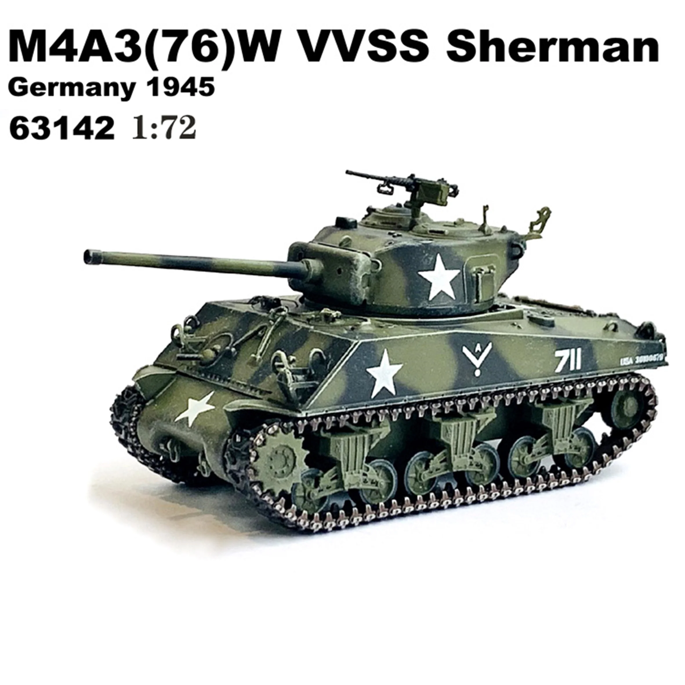 

1 / 72 63142 American M4A3 (76) w vvss tank Germany 1945 Finished product collection model