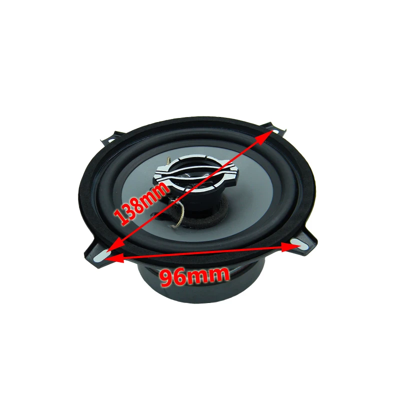 1pc Speaker 5.25 Inch 2-Way Coaxial Powerful 150Watts 4Ohm Grey Injection Cone BMW E90 Rubber Edge Auto Speakers For All Car