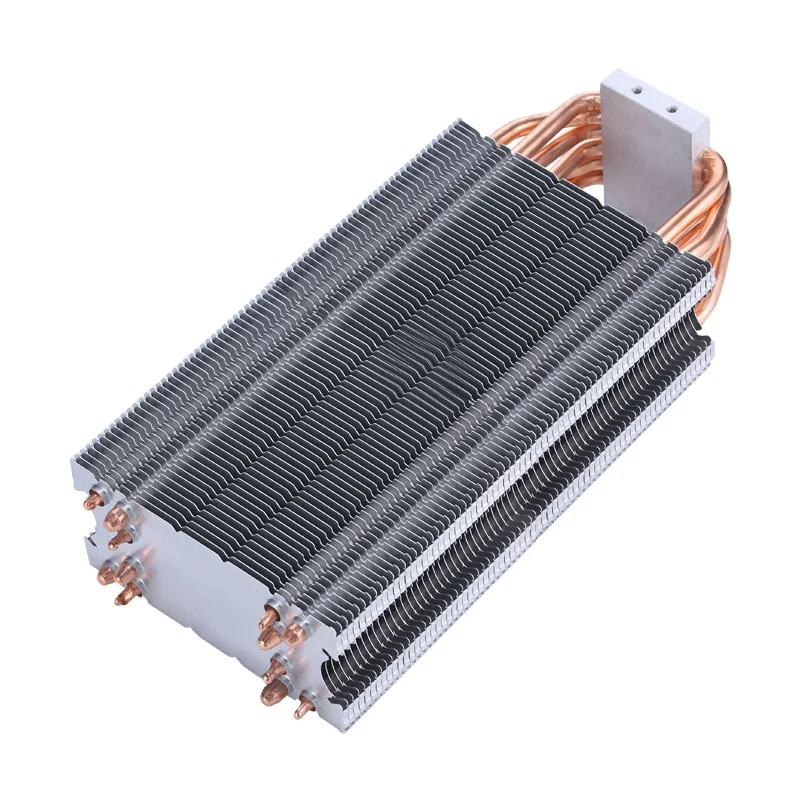 Custom Led Sink Radiator Aluminum Manufacturer Anodized Extruded Heat Sink With Copper Heat Pipe