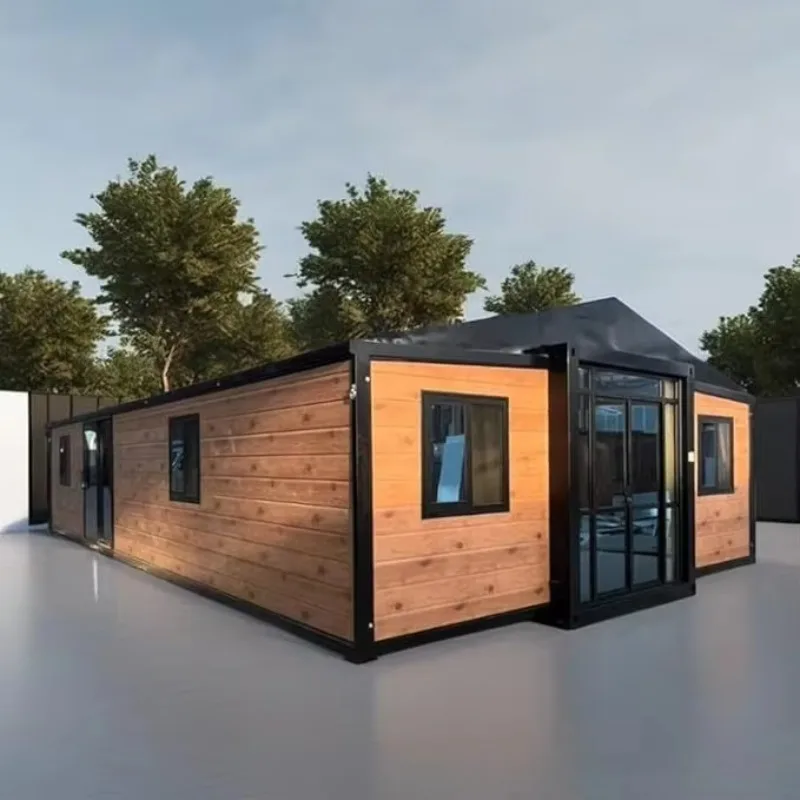 Mining Camp Foldable Container House Dustproof Design Reinforced Steel Frame Prefab Home Mining Area Worker Accommodation Office