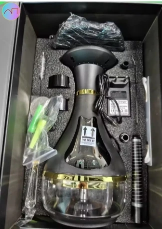 

European and American High-end Electronic Hookah-border New LED Screen Electronic Vaporizer Large Smoke Intelligent Hookah