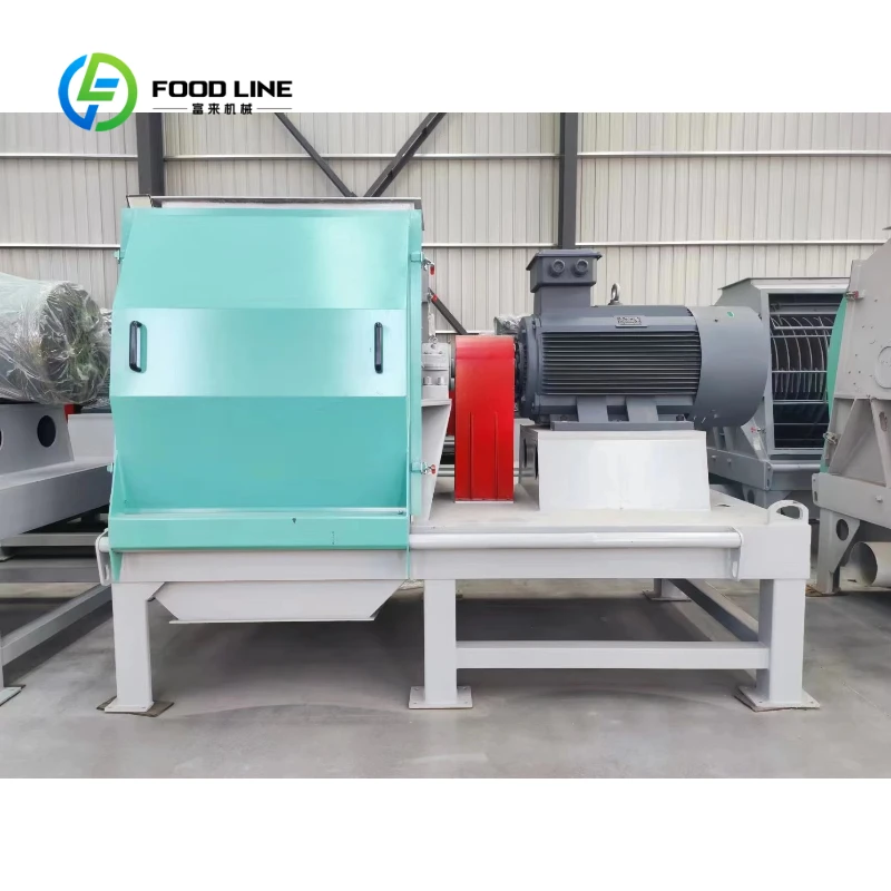 Customized Large Capacity Feed Hammer Mill Industrial Electric Maize Grain Pulverizer for Livestock Feed Processing Plant Use