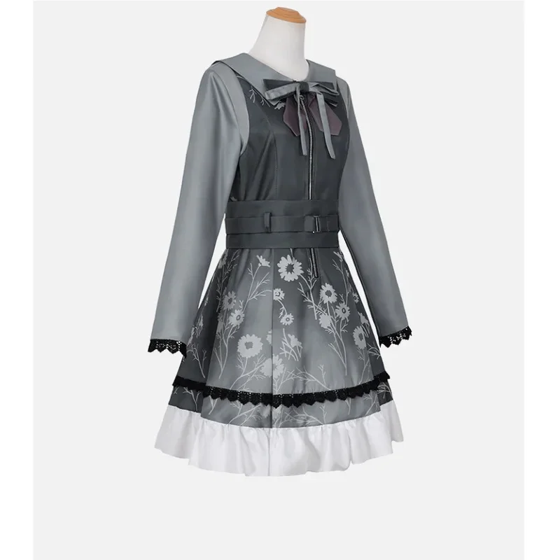 Amia akiyama mizuki traje projeto sekai colorido palco cosplay vestido halloween carnaval festa roupa para mulher mb.3