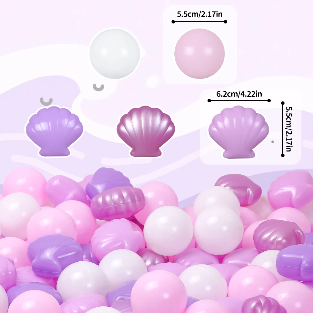 COLOBOBO 100 pezzi di palline morbide non tossiche gratuite con borsa a rete per bambini, forniture per attività, giocattoli, regali di compleanno e Natale