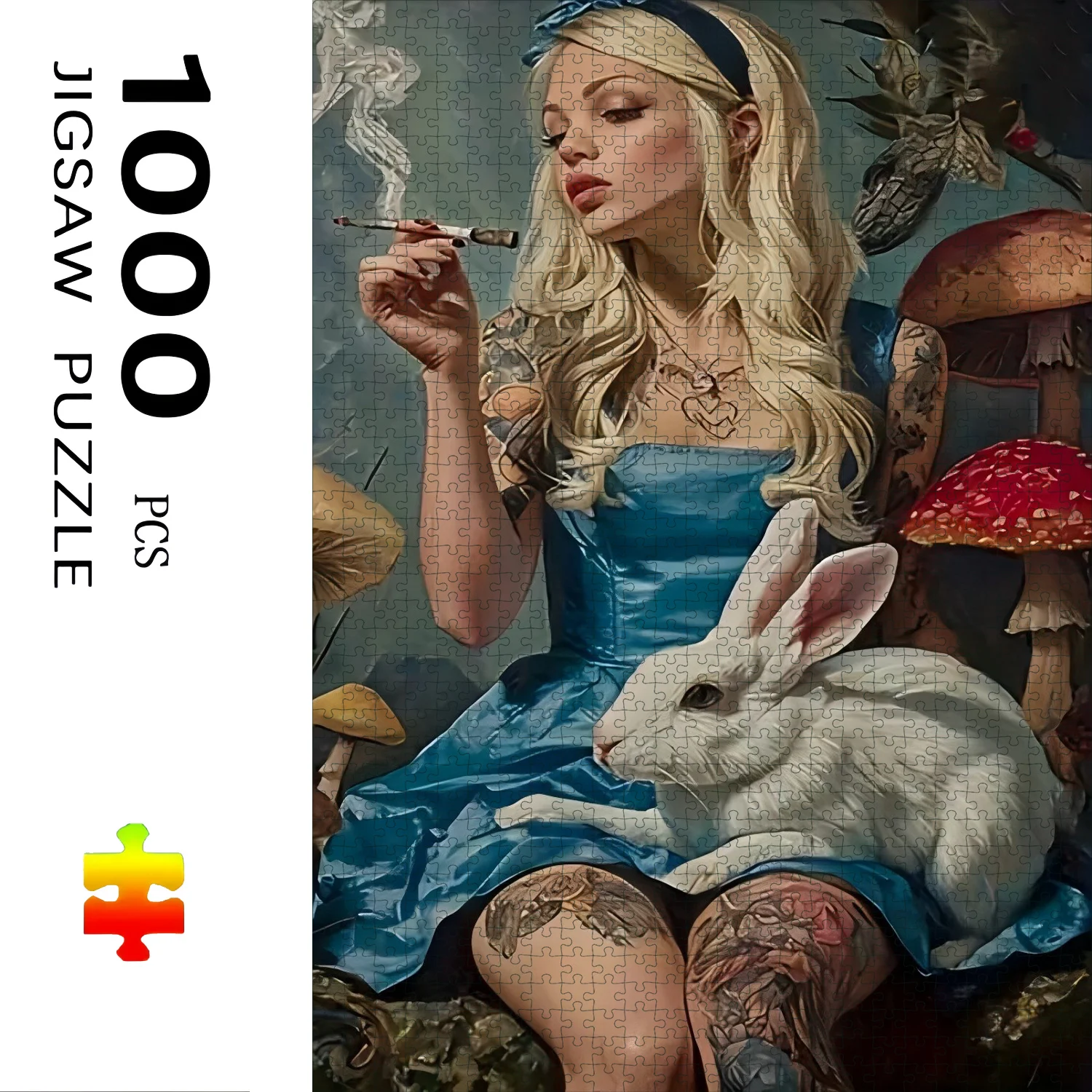 

Альтернативная головоломка для взрослых «Алиса в стране чудес»: развивающая игра для дома и декора