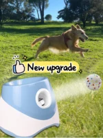 Dog Launcher Automatic Dogs Chase Toy Tennis Throwing Pinball Machine Fun Interactive Throw Rechargable Catapult USB Charging 6