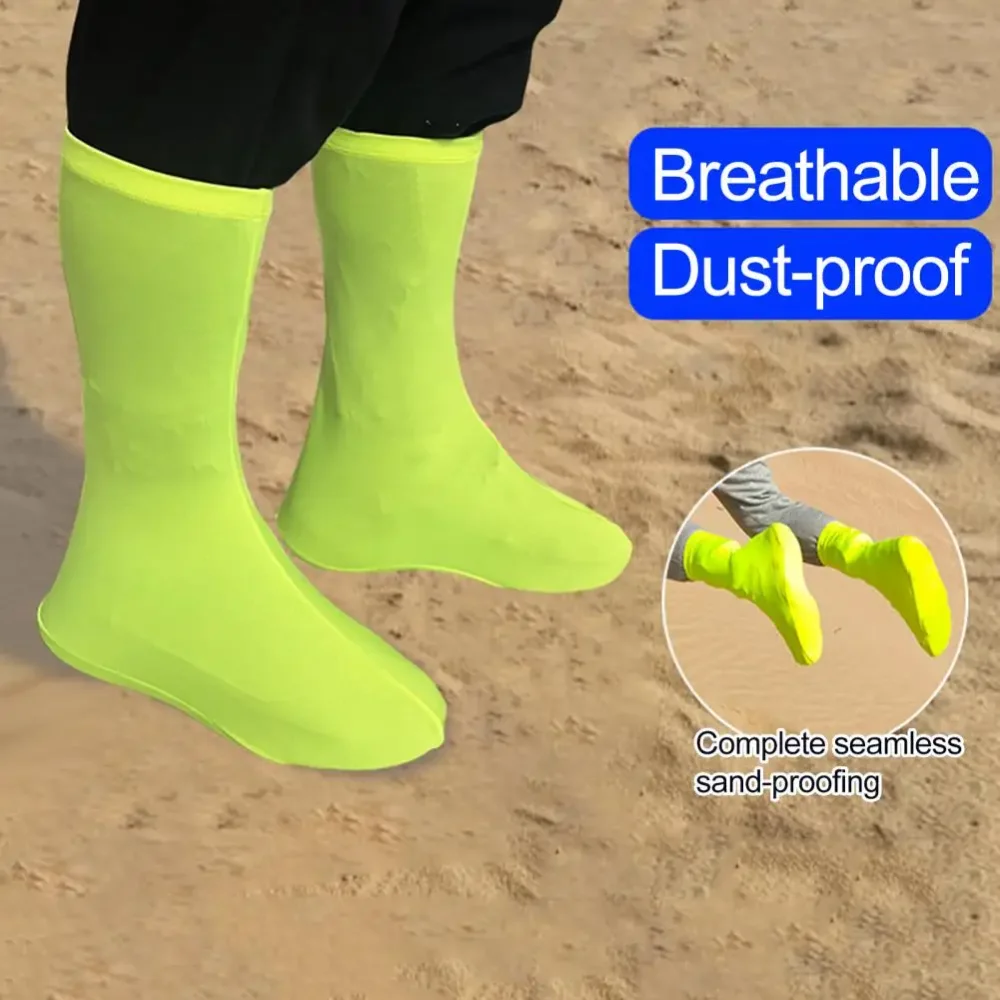 2× Outdoor Shoes Cover Kids Adult Size Desert Hiking Camping Travel Reusable Waterproof Sand-Proof High Top Sand Proof Leg Cover view 5
