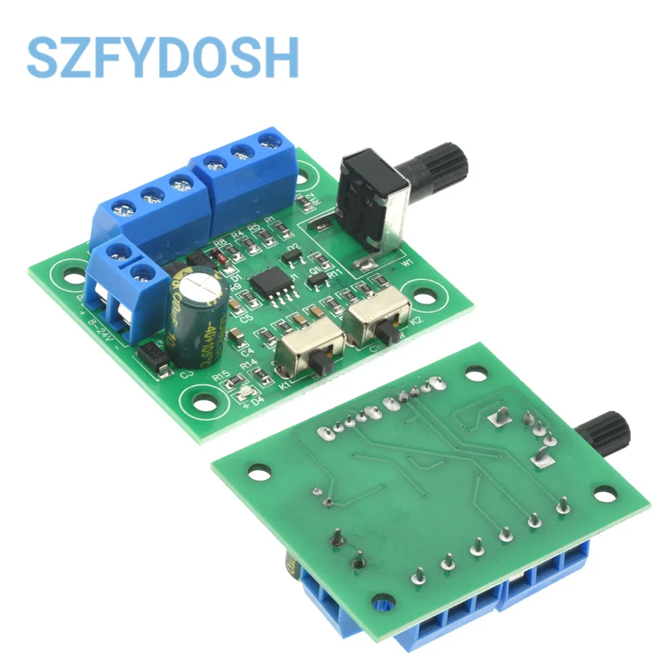 PWM Speed Controller Brushless DC Motor Driver Board Regulator Board Governor Module PWM Monitor DC8-24V With Drive