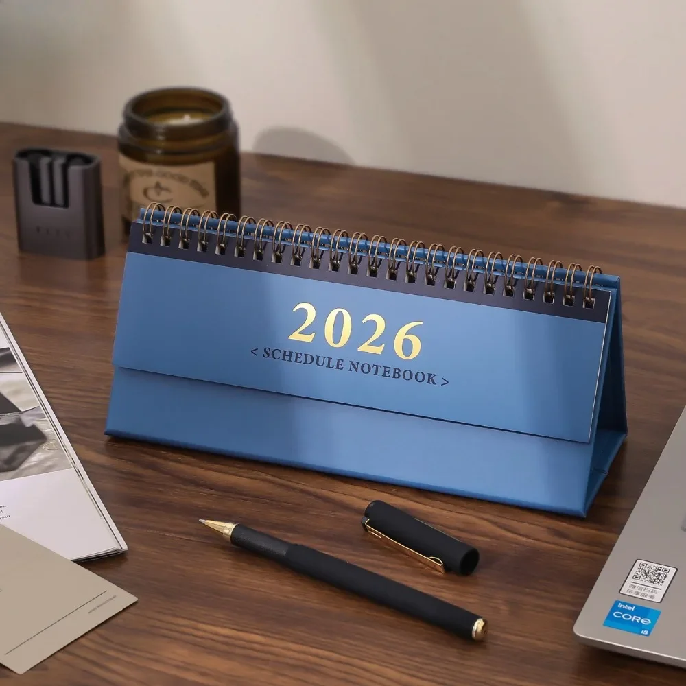 

Wall & Desk Calendar 16-Month Cute Kawaii Horizontal Simple Tear-Resistant Planner Home Decor Student Desk Office Stationery