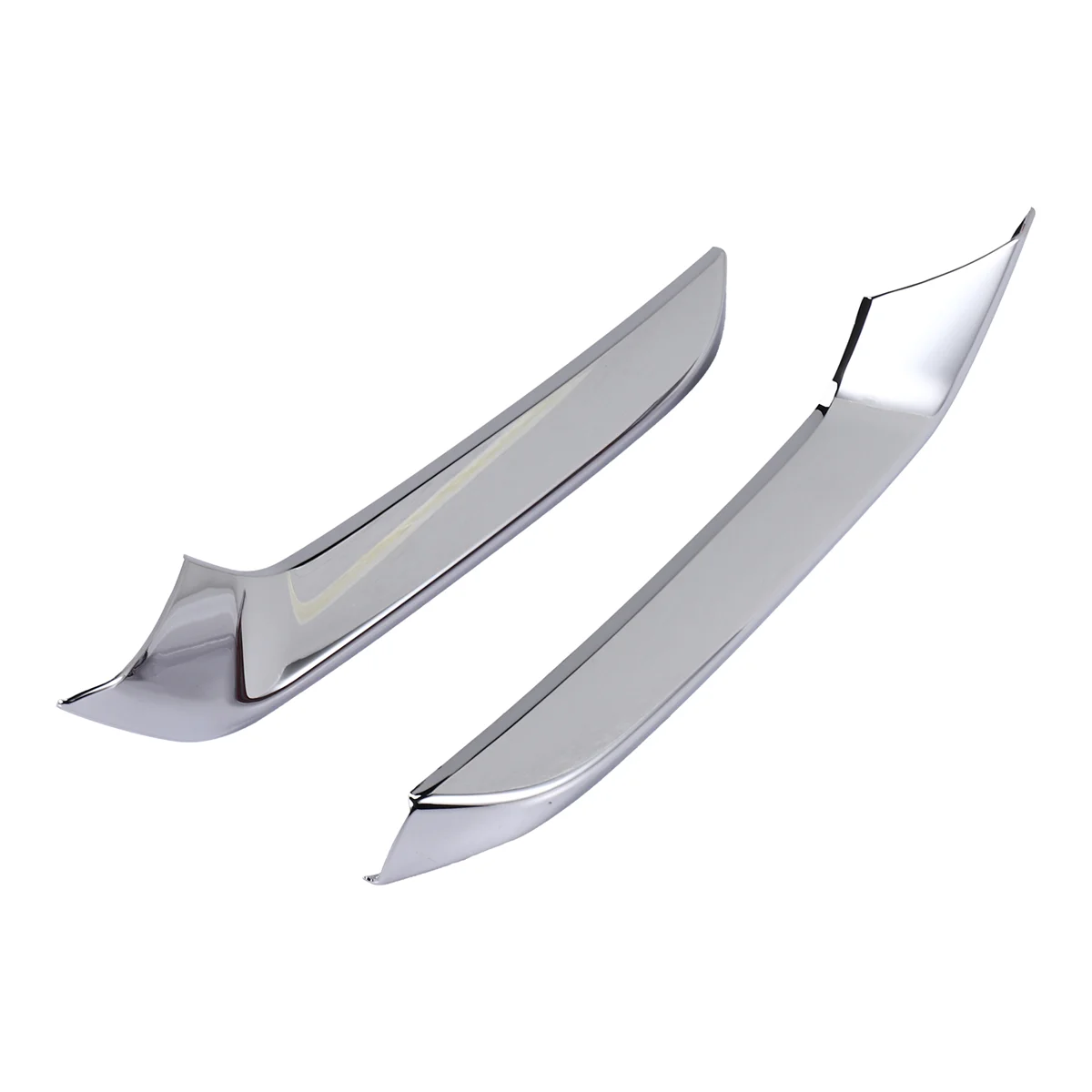 # 혼다 HRV HR-V 베젤 2021 2022 (실버) 용 104R 자동차 크롬 프론트 범퍼 하단 그릴 트림 스트립 안개등 커버 트림