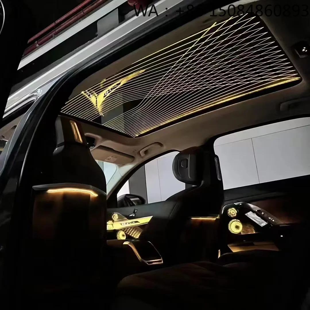 Upgrade Symphony Starry Sky Light Film Full Color Flash Car Sunroof Interior Ambient Lighting Parts