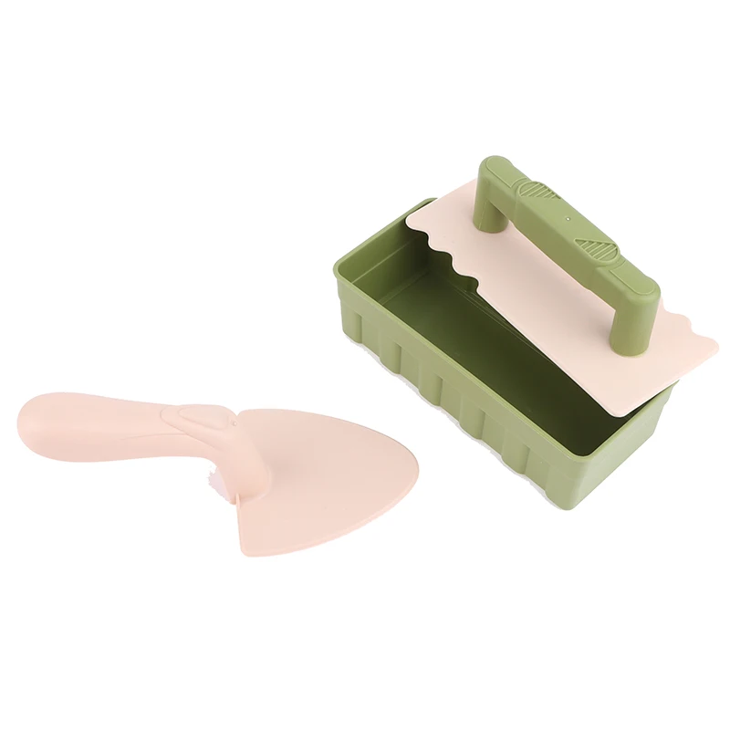 Ensemble de jouets de plage 3 en 1, moules de château de sable, machine à briques de neige, cadeau amusant pour enfants en plein air pour l'été et l'hiver