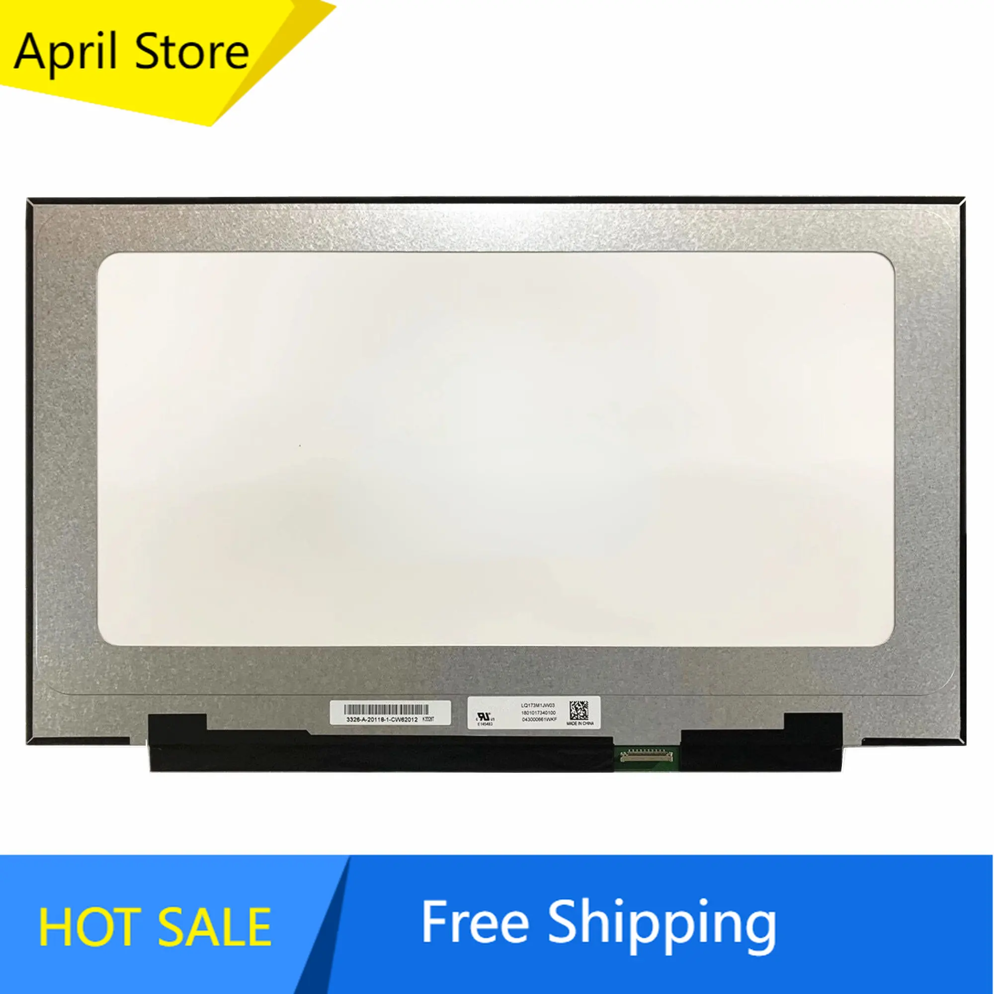 

LQ173M1JW03 17.3" FHD IPS LAPTOP LCD SCREEN PANEL 40 Pin Narrow Border 300HZ