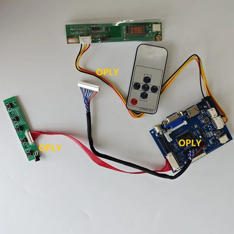 

HDMI-Compatible Controller Driver board Kit AV VGA for CLAA154WA02 CLAA154WA01 15.4" 30pin 1 CCFL LCD panel 1280×800