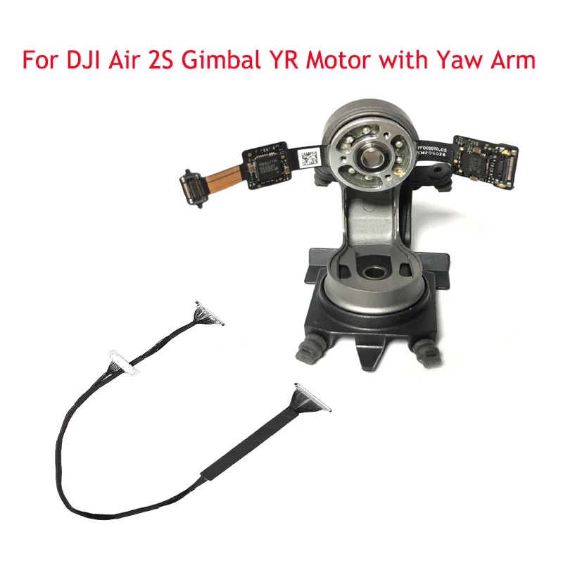 

Original DJI AIR 2S Gimbal Axis Arm YR Upper Bracket With Motor For DJI Mavic AIR 2S Signal Cable Replacement Drone Accessories