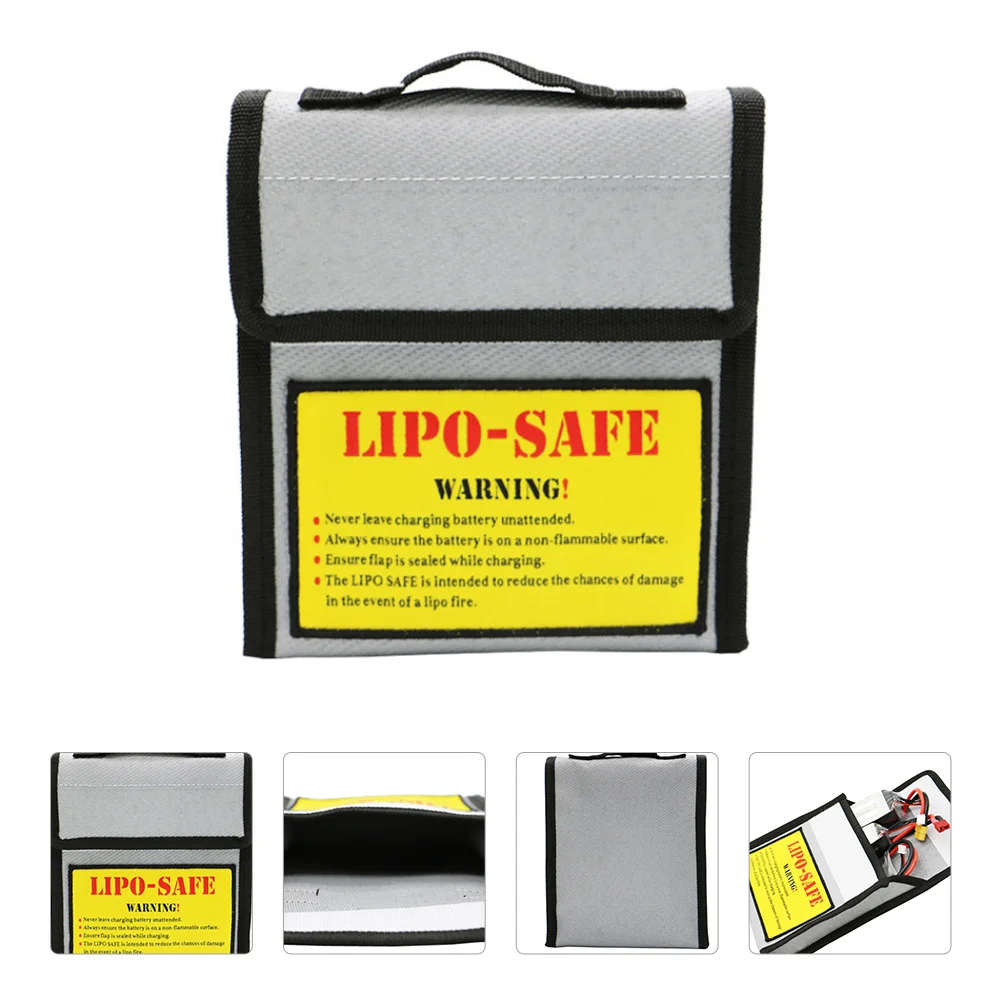 

1Pcs Explosion-Proof Fireproof Bag Protective Pouch Safe Storage for Charging Protection