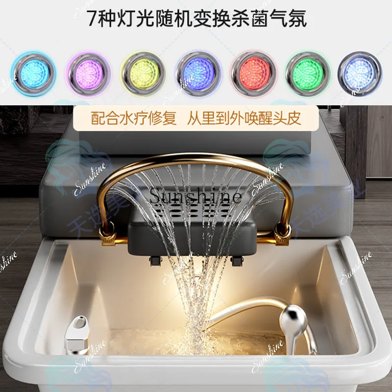 FT  Thai foot therapy water circulation head therapy bed fumigation integrated foot soaking beauty salon hair salon special
