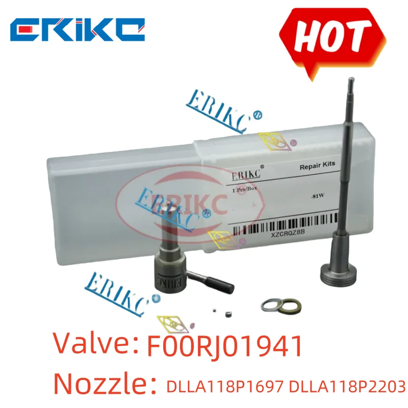 

Комплект для ремонта инжектора Nozzle DLLA118P1697 DLLA118P2203 OEM 0433172040 0433172203 клапан f00rj0607 для 0445120125/236