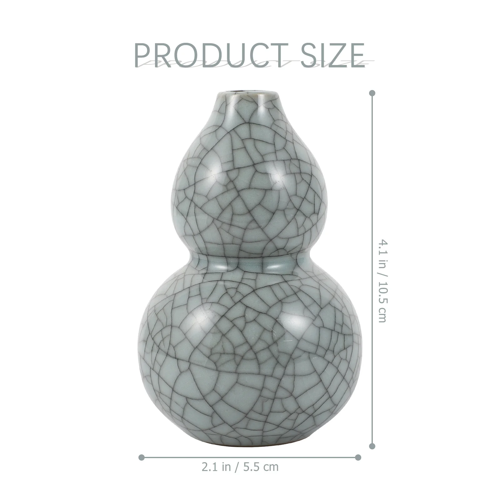 

Chinoiserie Vase Chinese Ceramic Floral Plant Pots Indoor Gourd Shape Unique Flower Porcelain for Flowers