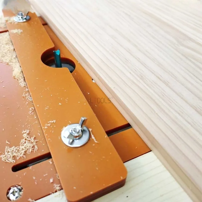 Trimming Machine Base Plate Lectric Wood Milling Slotting Balance Board Flip Board Woodworking Workbench Chamfering Guide Tools