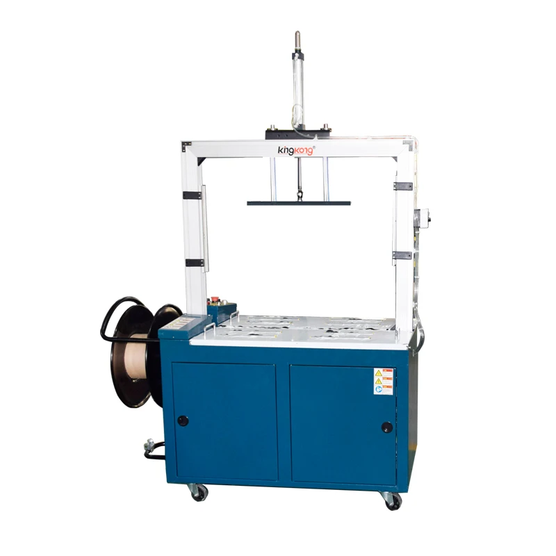 Multi-function fully automatic PLC control carton side PP strapping machine for food and beverage packaging