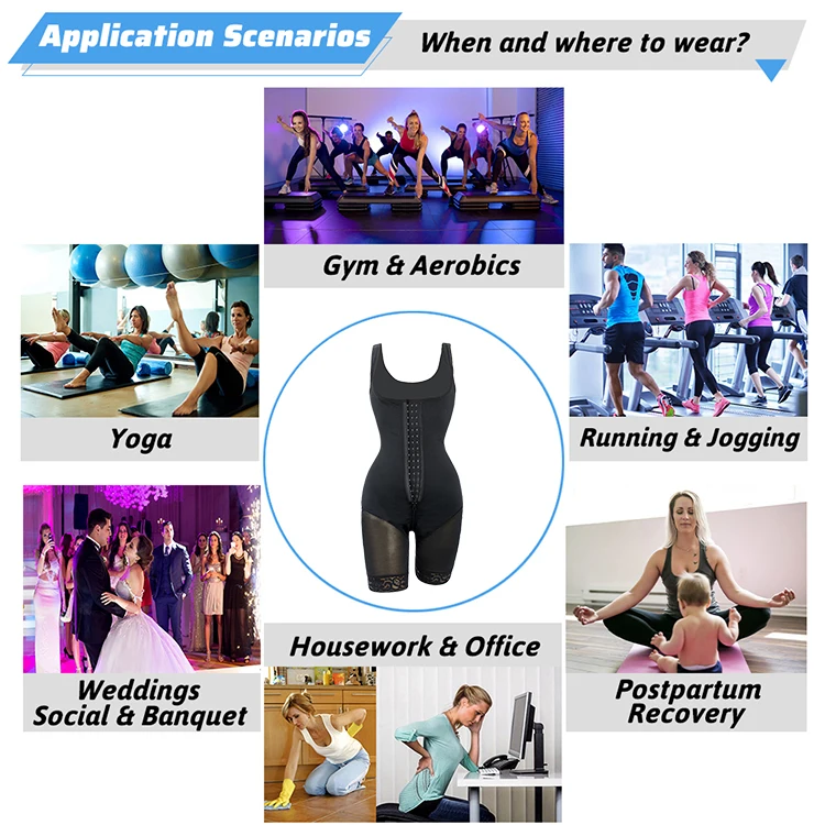 Fajas reductoras moldeadoras de cuerpo, vaina adelgazante, ropa moldeadora de vientre plano, Body con Control de barriga, corpiños posparto, fajas, corsé para mujer