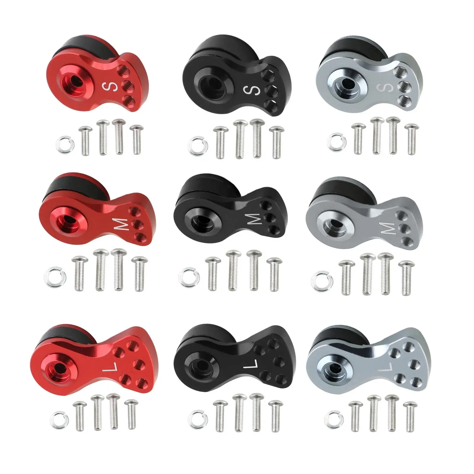 6xAdjustable Servo Saver Accessories Upgrade Parts Rocker for 1/10 RC Cars