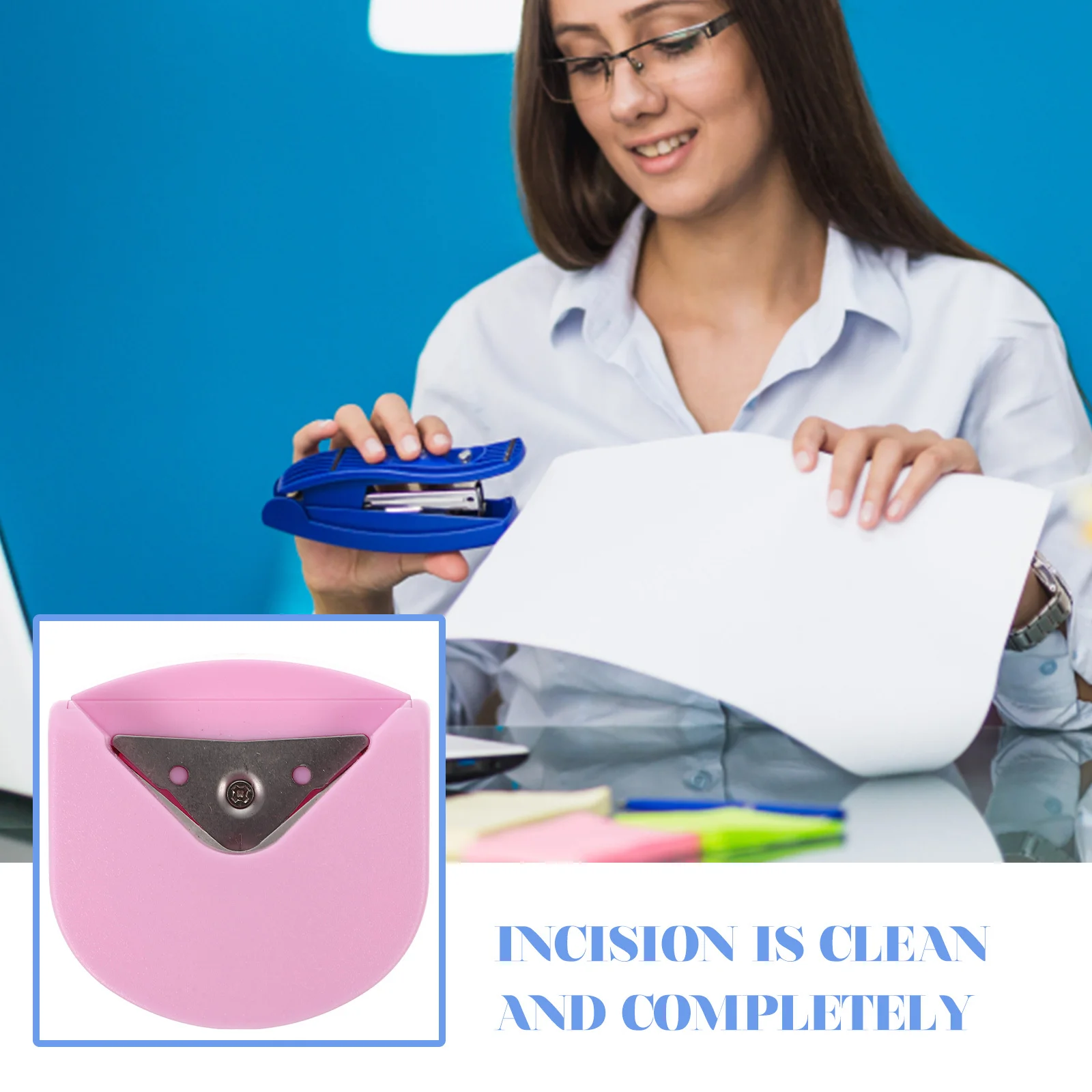 2Pcs Paper Corner Rounder Round Corner Punch for Pictures DIY Projects Humanized Design Smooth Cutting Lightweight Portable