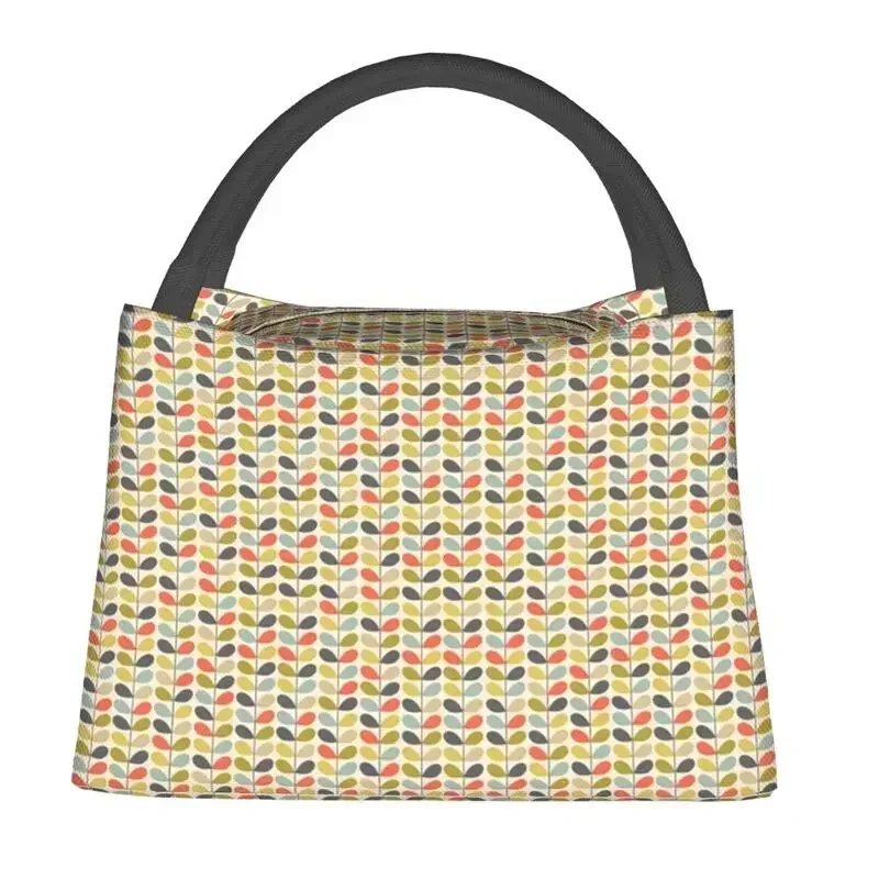 Orla Kiely Multi Stem Insulated Lunch Tote Bag for Women Scandinavian Pattern Resuable Cooler Thermal Bento Box Camping Travel