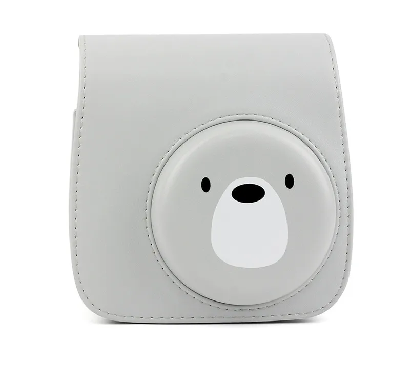 Watercolor PU Leather Camera Case for Fujifilm Instax Mini8 8+ Mini 9 Camera Protective Bag