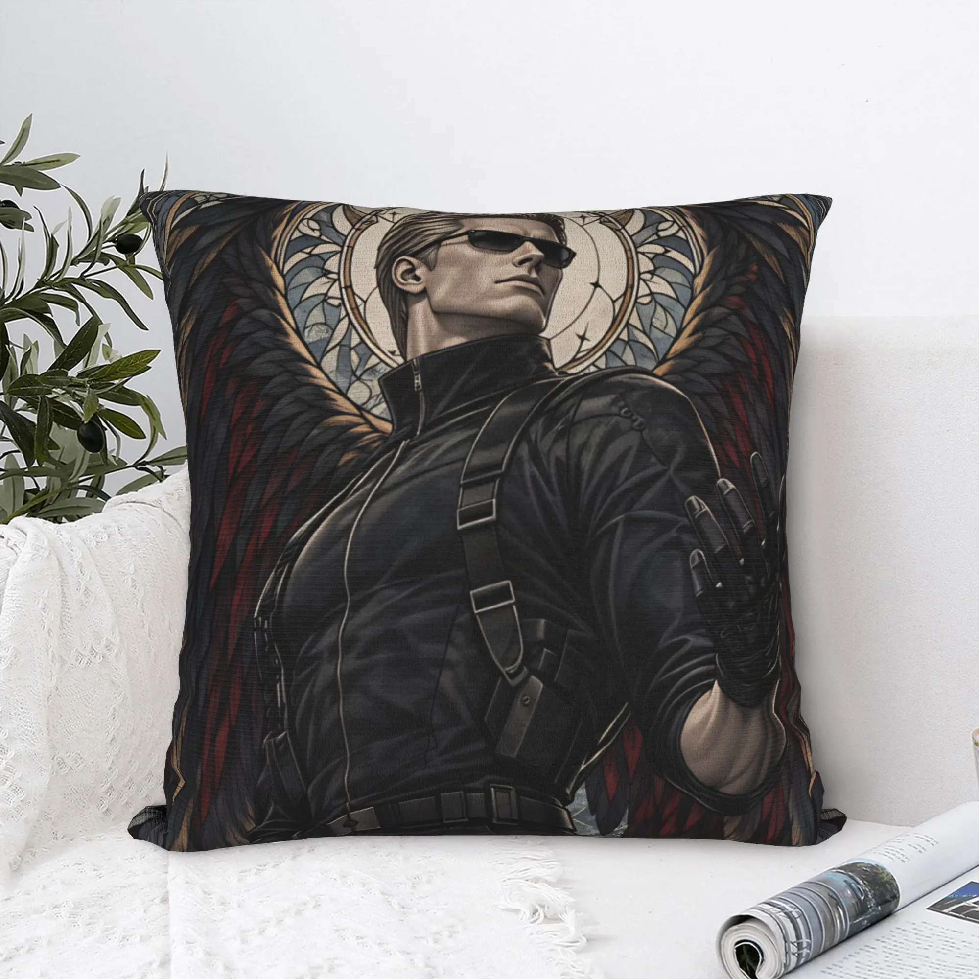 Albert Weskers  Pillow Case  Graphic Pillow Cover Cute Funny Cushion Cover For Sofa Home Decoration