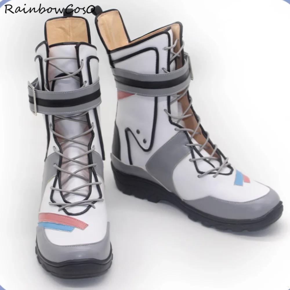 Shiun Sumika Gakuen IDOLM@STER Cosplay Shoes Boots Game Anime Halloween Christmas RainbowCos0 W5513