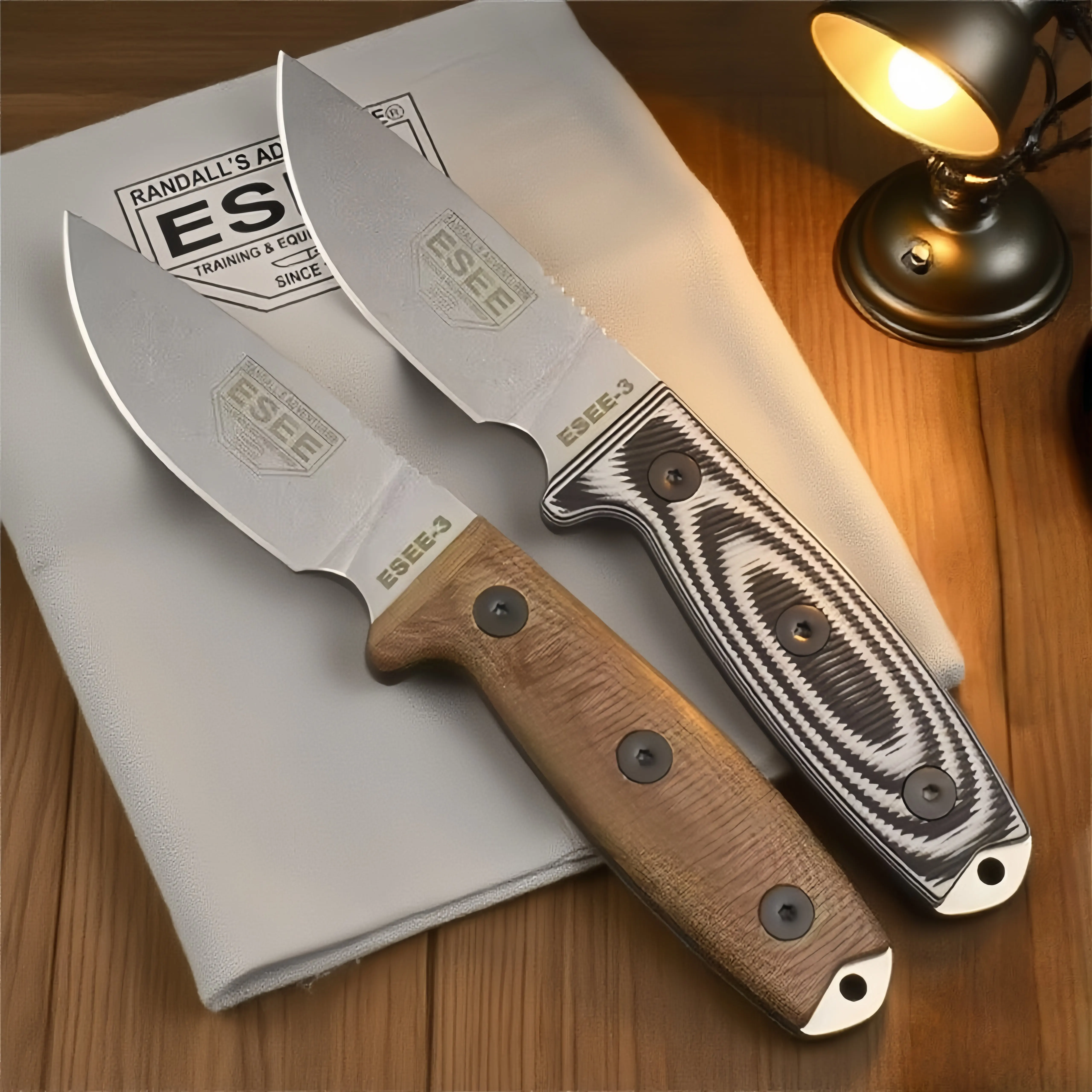 

ESEE3 - Compact small straight knife, made of 105 high-carbon steel, with G10 handle, a household mini fruit knife