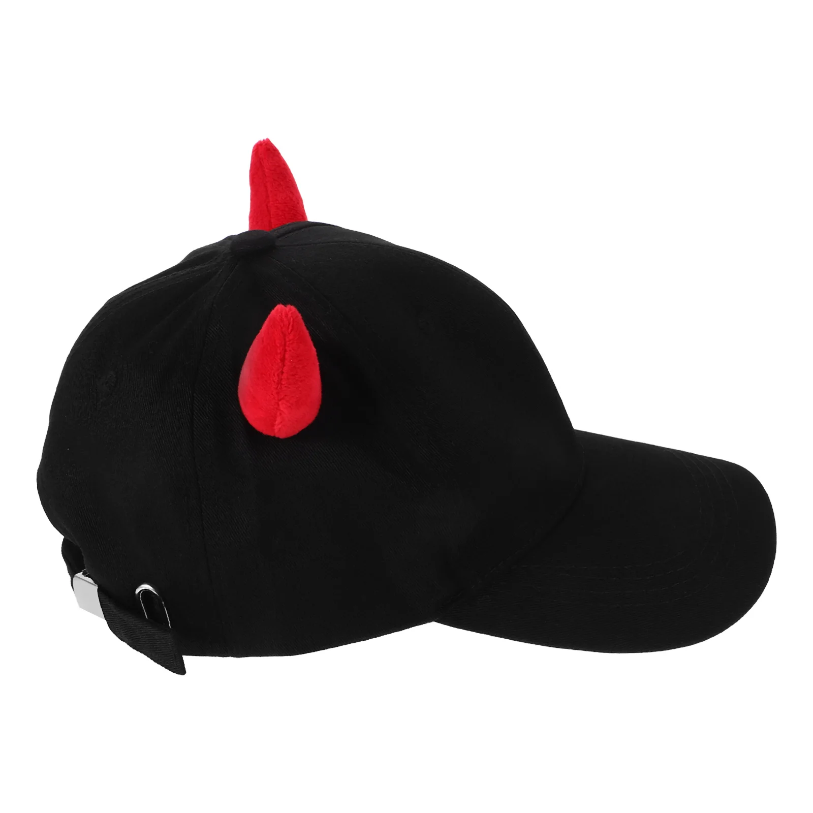 

Evil Horn Baseball Cap Unisex Devil Horn Hat Stylish Korean Flat Brim Hip Hop Baseball Hat Outdoor Running Casual Cap