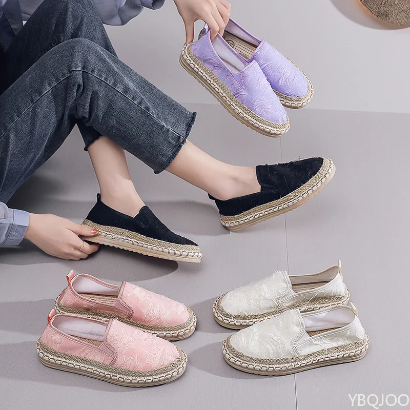 

Лето 2026, новые дышащие модные женские повседневные туфли на открытом воздухе, универсальные удобные женские туфли на плоской подошве, дизайнерская обувь