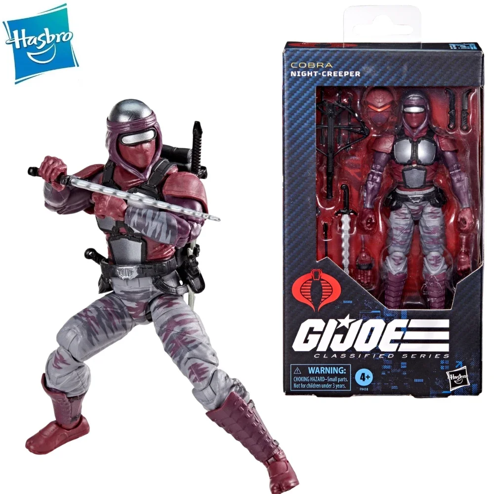 

In Stock G.I. Joe GI Joe Classified Series 6" 121 Cobra Night-Creeper Ninja Action Figure Model Toy Hobby Gift
