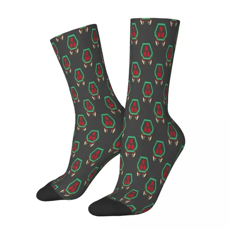 Y2K Series Metroid Monster Hunter Game Socks Male Mens Women Winter Stockings Polyester