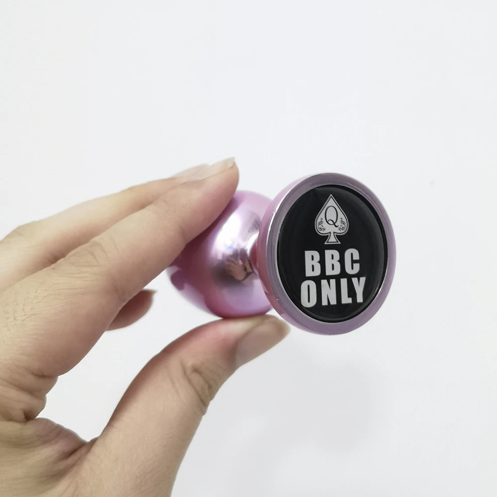 Pink Stainless Steel Anal Plug BBC ONLY Queen Stimulator Anus Dilator Big Ass Butt Plug Prostate Massager Anal Expander Sex Toy