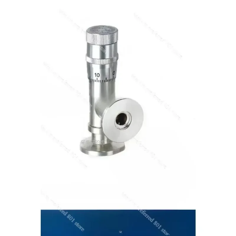 High Vacuum Micrometering Valve GW-J200 GW-J30-T Stainless Steel Pin Valve Degassing Vacuum Flow Manual Control Valve