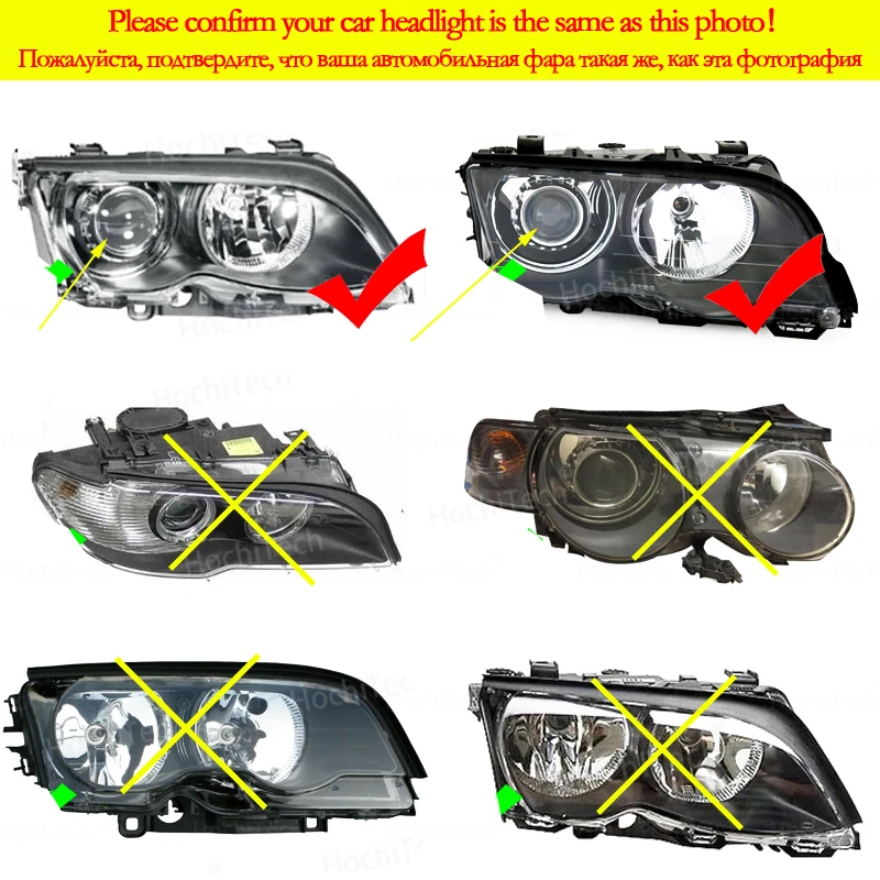 E46 RGB Katoen Angel Eyes Kit Halo Ring 131mm * 4 voor BMW E36 E38 E39 525i 528i 530i 540i 740i 750i 730d 740d 728i 320i 325i 330i