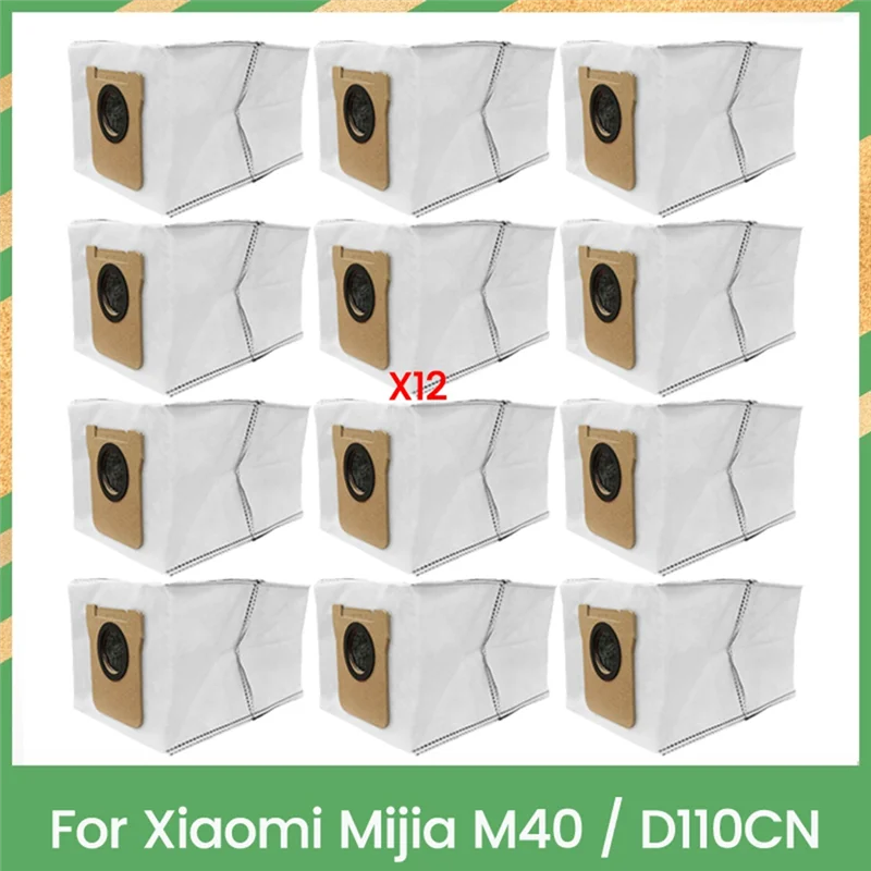 

Вакуумный мешок для пыли для Xiaomi Mijia M40/D110CN, запасные части, эффективный мешок для пыли, аксессуары для бытовой чистки