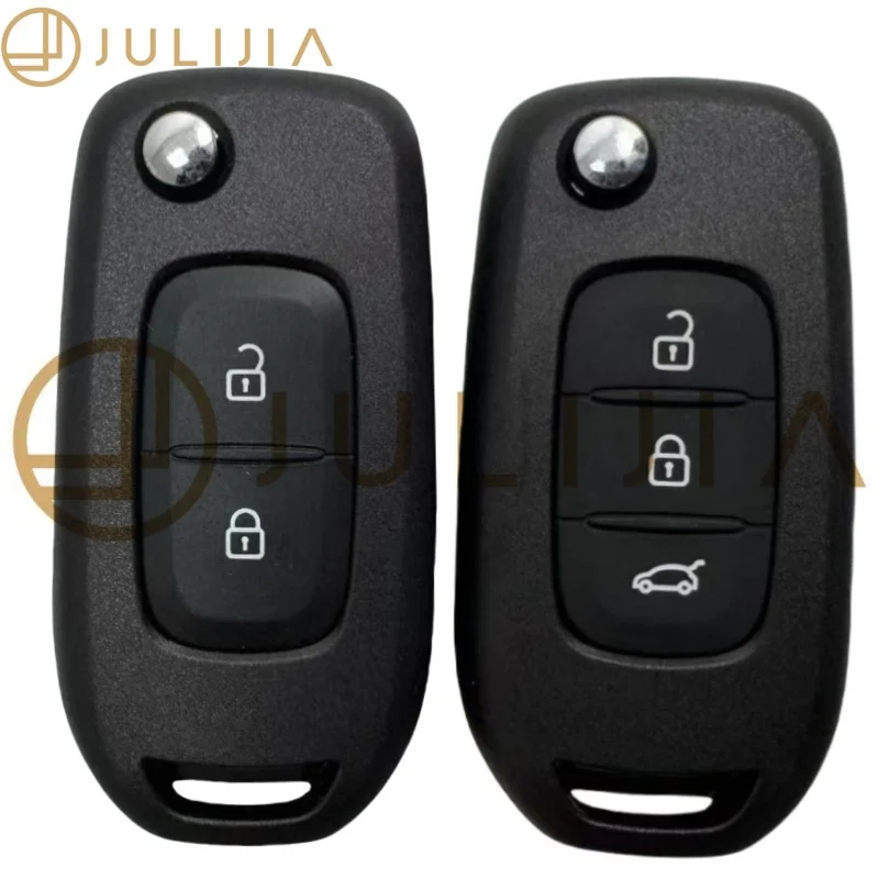 For Renault 4A Chip 433MHZ PCF7961M Megane3 Logan2 Kadjar Captur Symbol Dacia Duster Smart Flip Car Key 2 3 Buttons CWTWB1G767 view 2