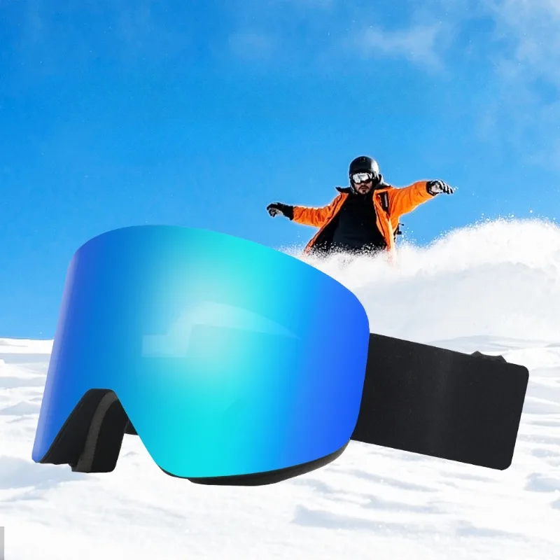 

Colorful Snow Ski Goggles Double-layer Magnetic Lens Goggles Anti-fog and Anti-ultraviolet Outdoor Ski Glasses