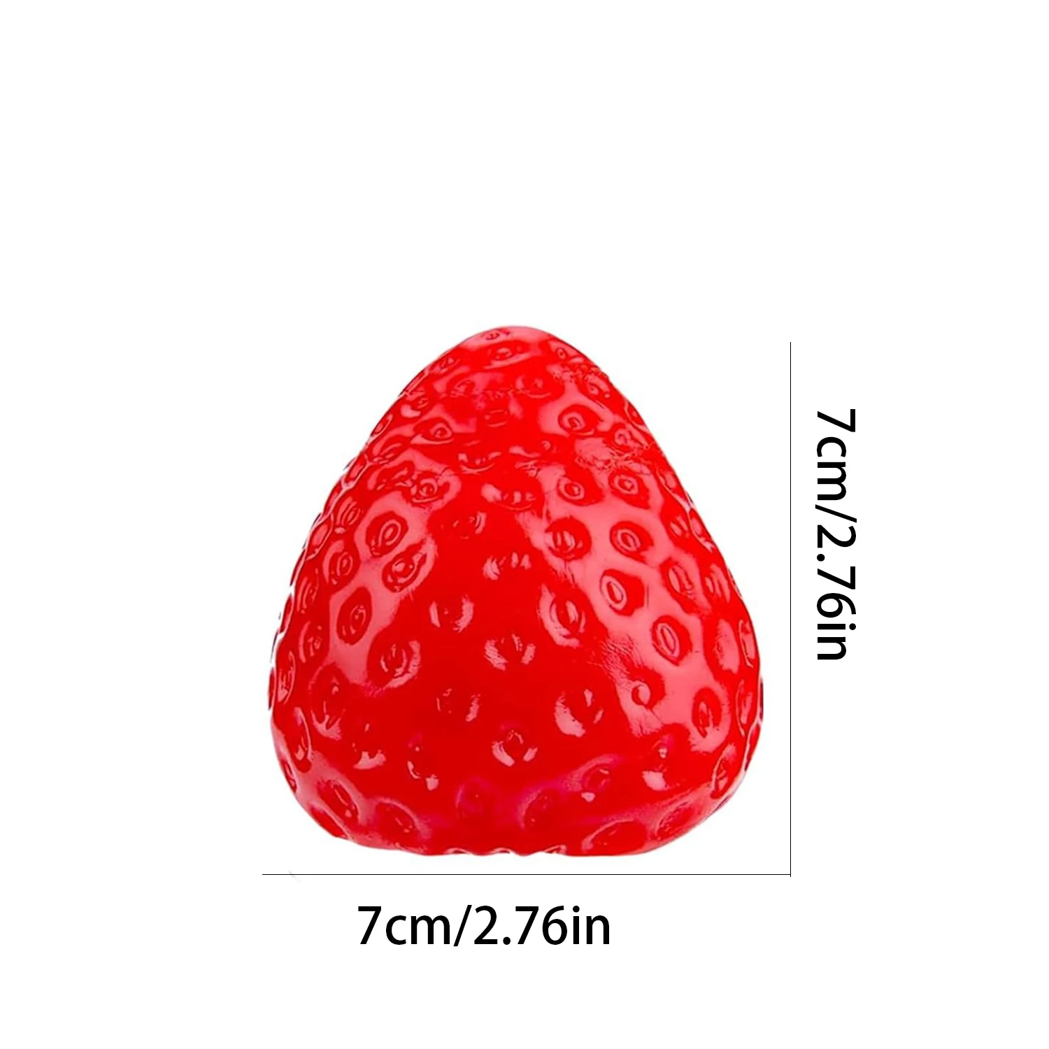 Een grote aardbei-decompressiesimulatie fruit knijpen ultrazacht moddergevoel knijpen en ontluchtingsspeelgoed