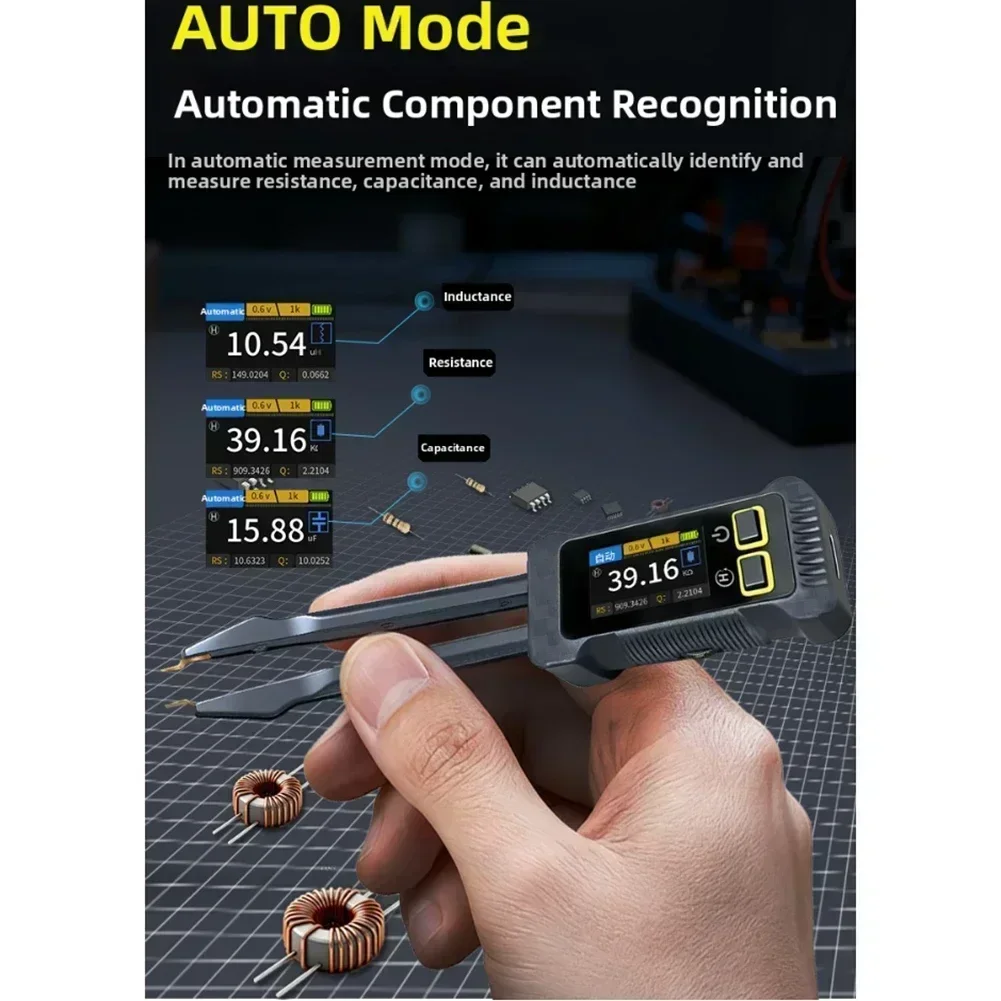 

JD1795 LCR Tweezers Multimeter for Measuring Quality Factor and Electrical Characteristics of For SMD Components