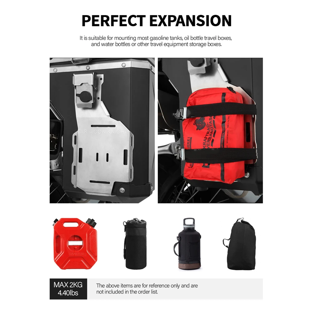 Suitcase Side Bracket For BMW gs 1250 1200 R 1250 GS R 1200 GS ADV F850GS F750GS Aluminum Suitcase Box Stand Luggage Holder